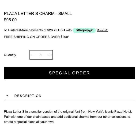 NWT Lulu Frost Plaza Bond Chain Plaza Letter S Charm Daisy Enamel Charm … - Picture 12 of 12